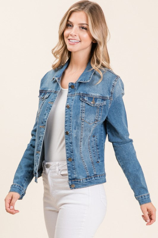 Can't Buy Love Denim Jacket