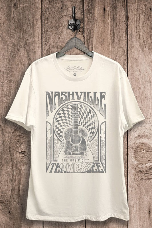 Checker Nashville Tee