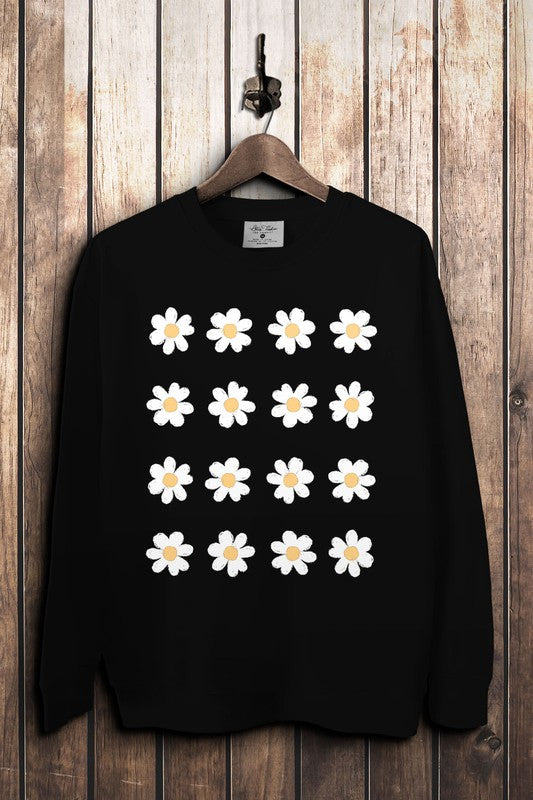 Daisy Grid Pullover