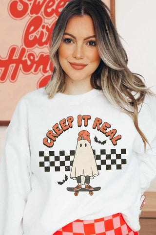 Plus Creep It Real Pullover