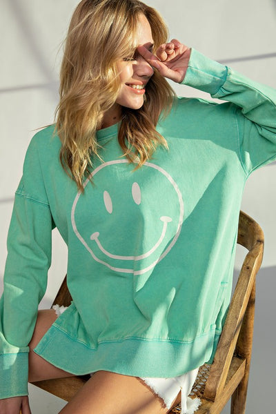 Smiley Face Pullover