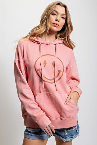 Bolt Smiley Face Hoodie