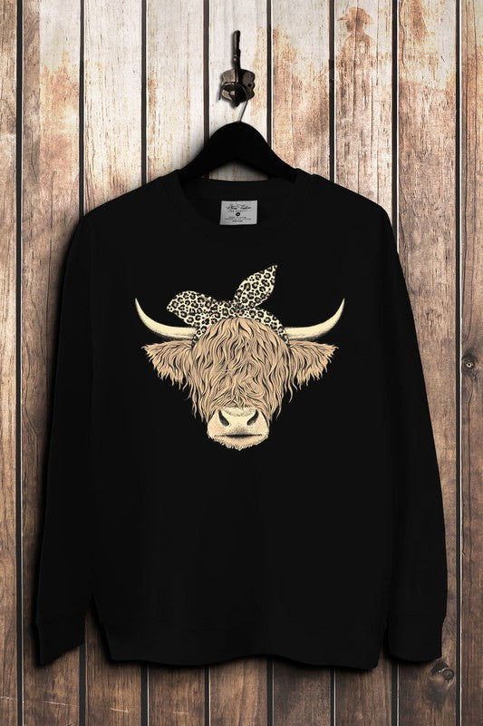 Highland Cow Pullover