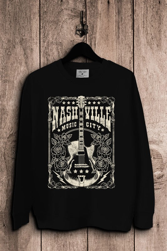 Nashville MC Roses Pullover