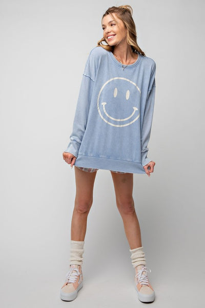 Smiley Face Pullover