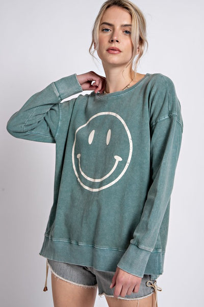 Smiley Face Pullover