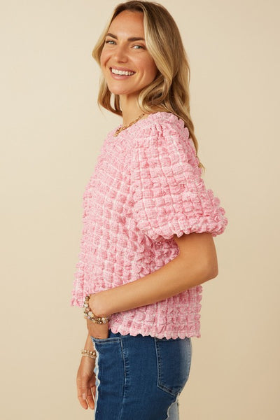Pink Puff Top
