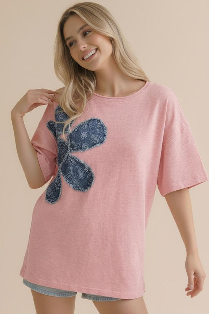 Plus Spring Flower Top