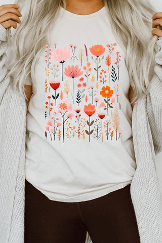Plus Wildflower Grid Tee