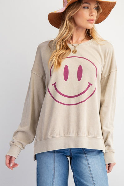 Smiley Face Pullover