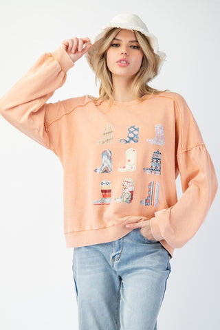 Plus Boots Pullover