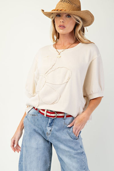Daisy Patch Top