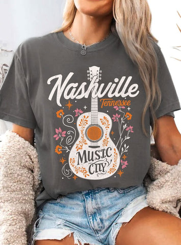 Floral Nashville Tee