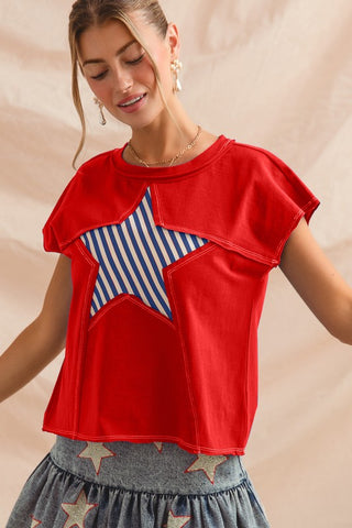 Stripe Star Top