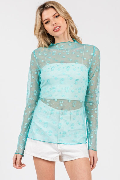 Timeless Mesh Top