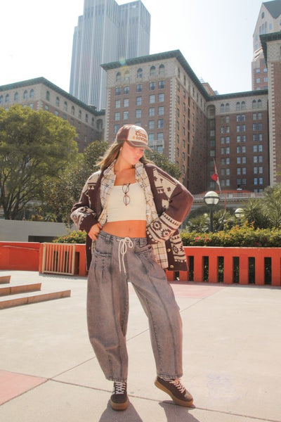 Aubree Barrel Jeans