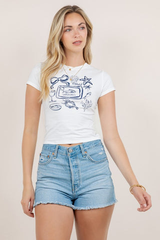 Sardines Baby Tee
