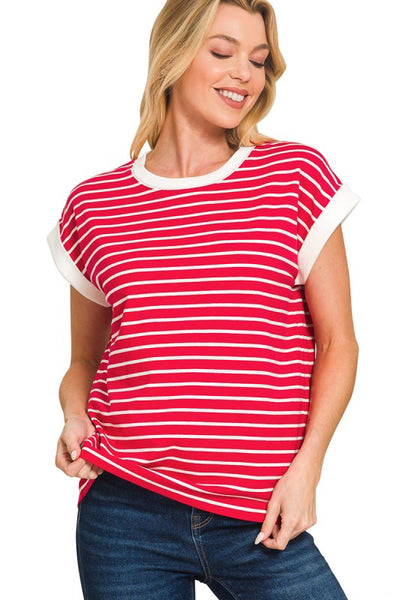 Plus Perfect Stripe Top