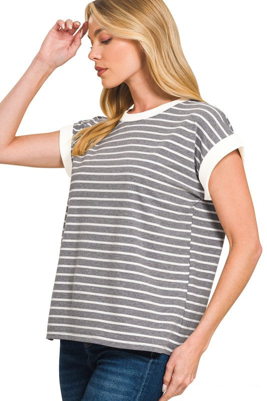Plus Perfect Stripe Top