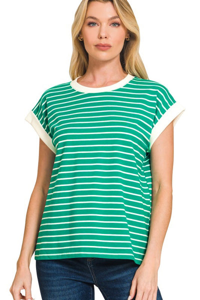 Plus Perfect Stripe Top