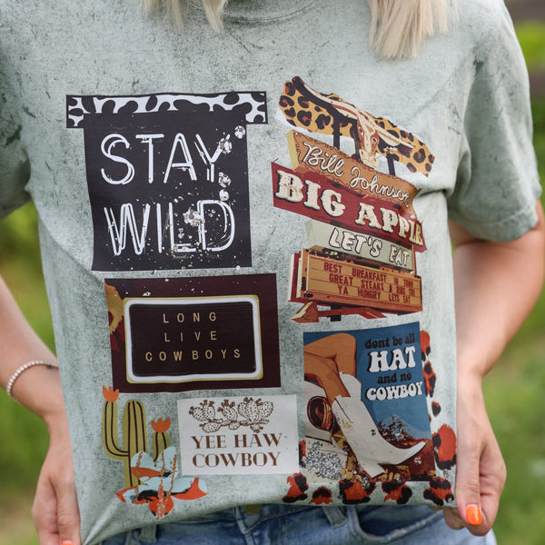 Cowboy College Tee