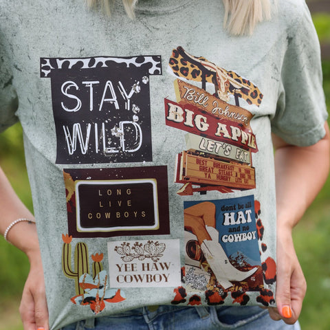 Cowboy College Tee