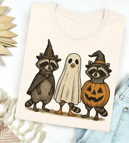 Racoon Ghost Tee