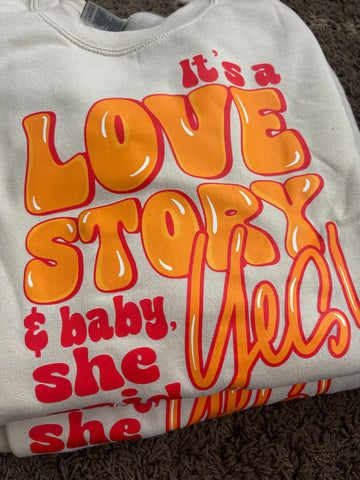 It’s A Love Story Pullover