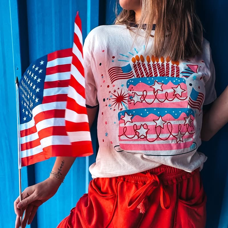 USA Ringer Tee