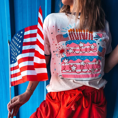 USA Ringer Tee