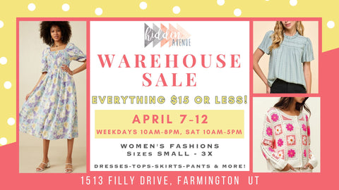 LOCAL WAREHOUSE SALE!