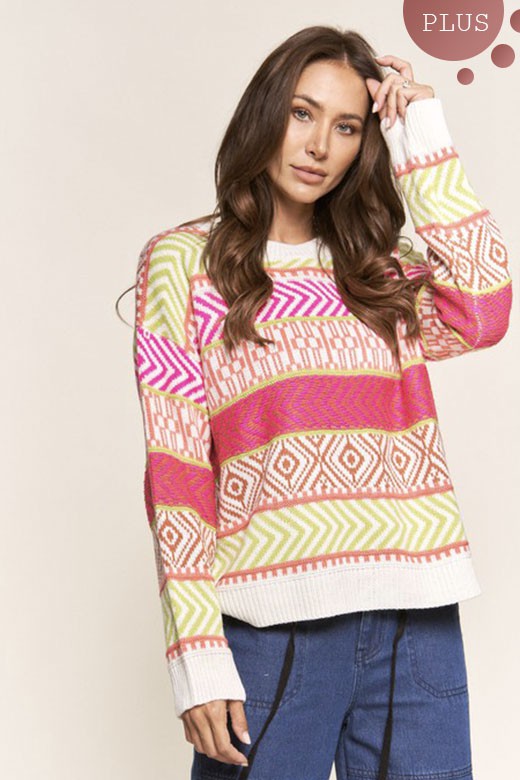Plus Blue Springs Sweater