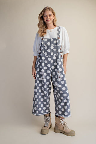 Large Dot Overalls