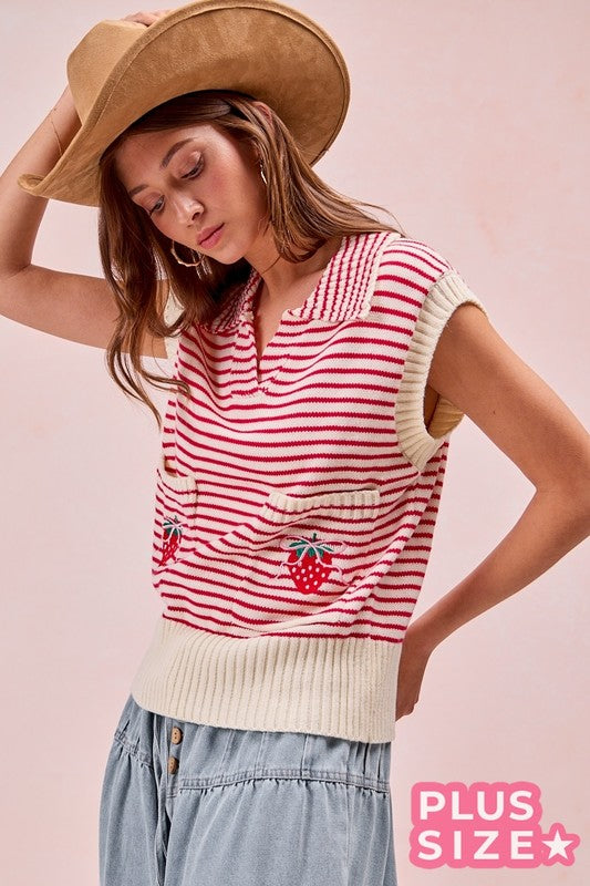 Plus Strawberry Top