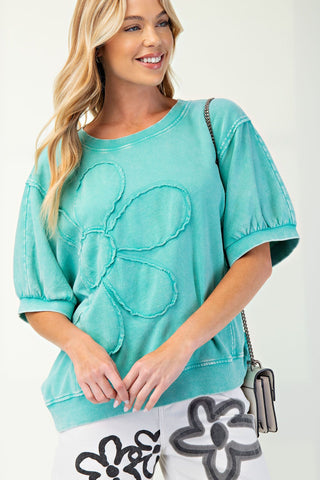 Daisy Patch Top