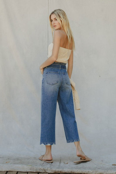 Wide Leg Tie KanCan