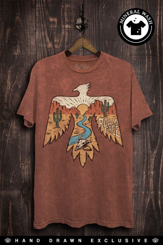 Roam Free Eagle Graphic Tee