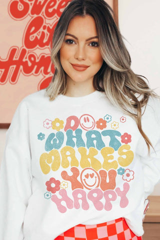 Plus Do What Makes You Happy Pullover