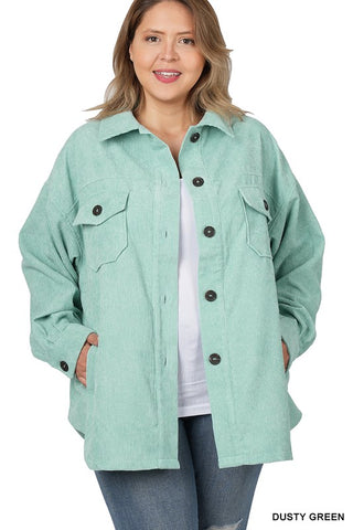 Plus Zaria Shacket