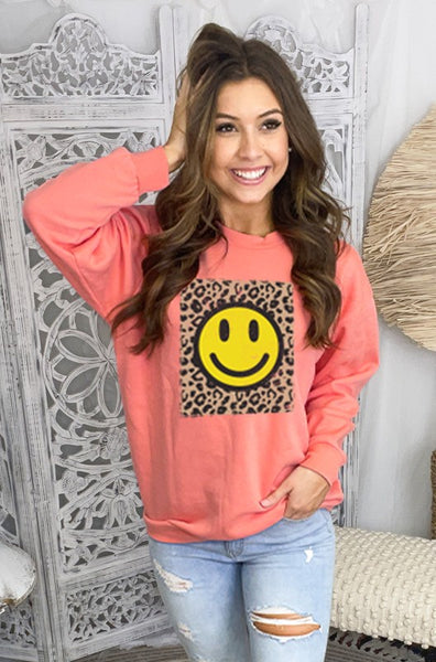 Leopard Smiles Pullover