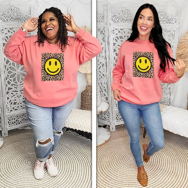 Leopard Smiles Pullover