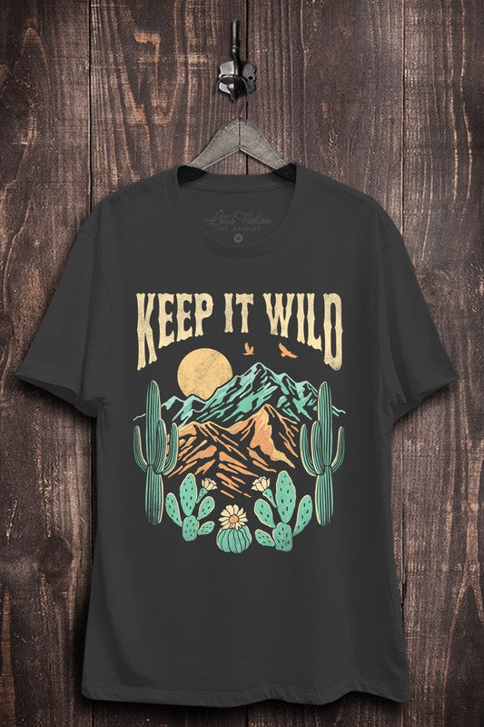 Cactus Keep It Wild Tee