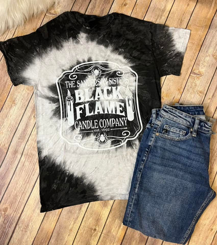 Black Flame Candle Hocus Pocus Tee
